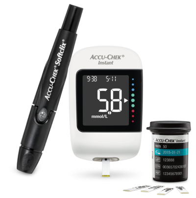 Accu-Chek Instant with Accu-Chek SoftClix lancing device